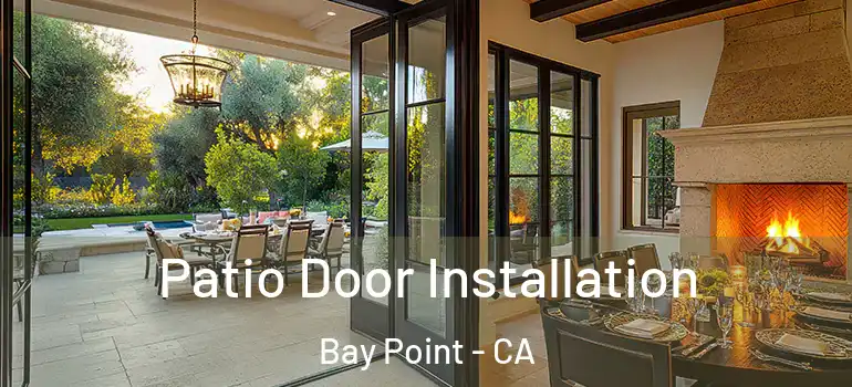  Patio Door Installation Bay Point - CA